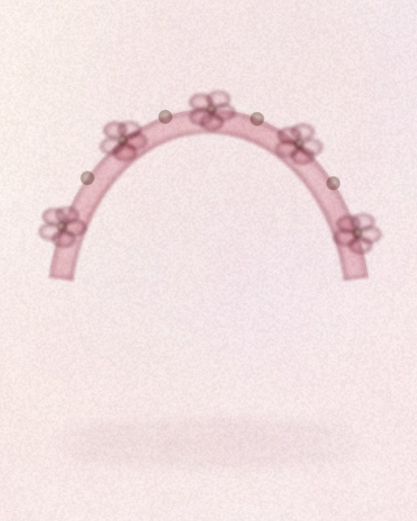 Diadema Carmela (Rosa empolvado)