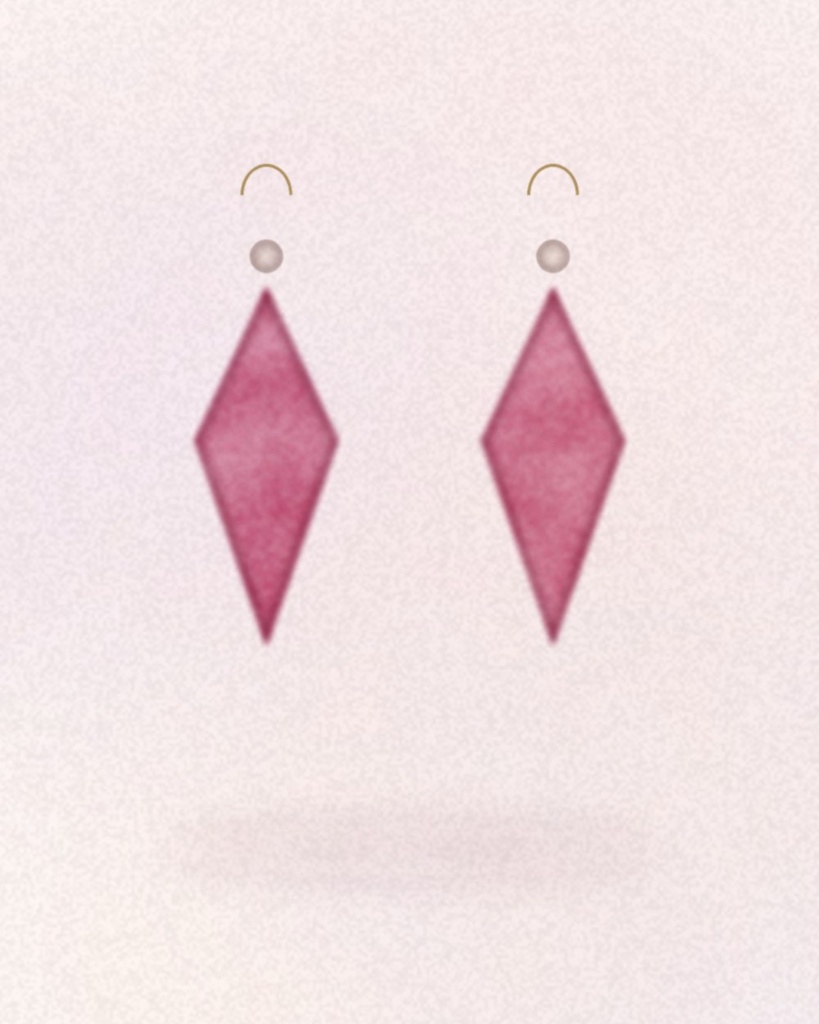 Pendientes Albero (Frambuesa)